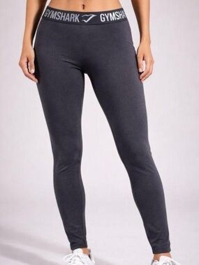 Gym shark fit seamless cropped leggings